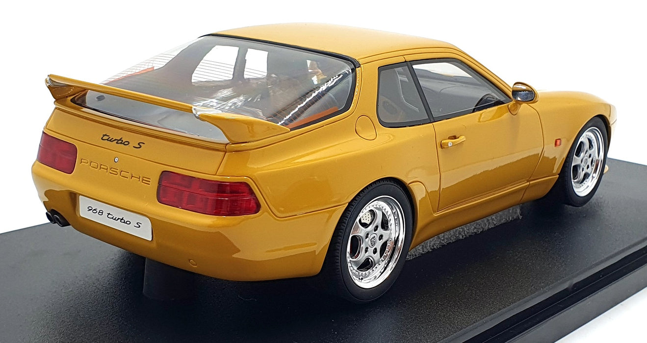 GT Spirit 1/18 Scale Resin GT947 - Porsche 968 Turbo S - Dark Yellow