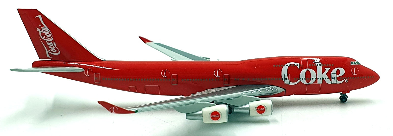 Lemke 1/500 Scale 0564 - Boeing 747-400 Aircraft - Coca-Cola