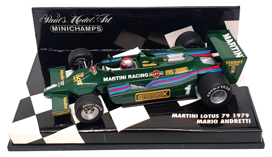 Minichamps 1/43 Scale 430 790001 - F1 Martini Lotus 79 1979 M. Andretti