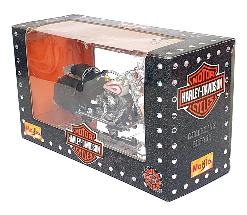 Maisto 1/18 Scale 39360 - Harley Davidson FLSTS Heritage Springer - White