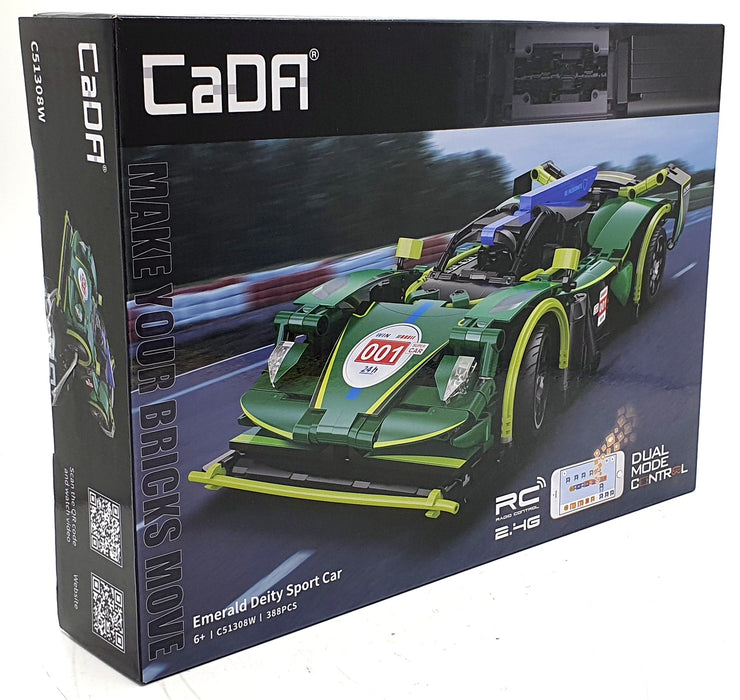 CADA  C51308W 1/10 Scale 388 pcs - Emerald Deity Sport Car Unbuilt RC 2.4G