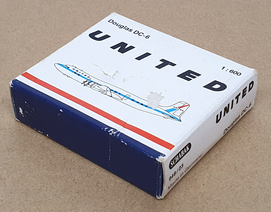 Schabak 1/600 Scale 948/23 - Douglas DC-6 Aircraft United N37588