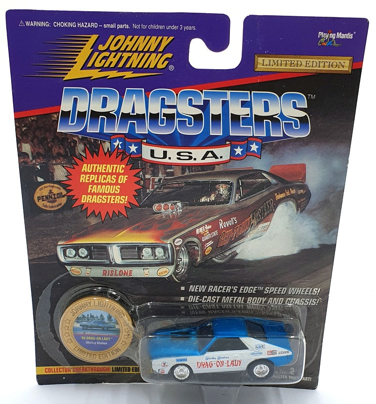 Johnny Lightning 1/64 Scale 320-120 Dragsters USA 1969 Drag-On Lady - S ...