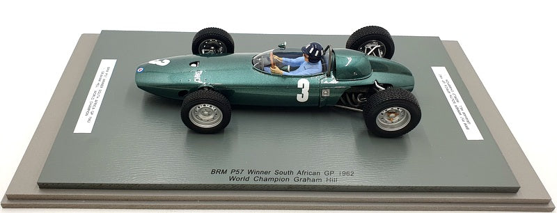 Spark 1/18 Scale 18S225 - BRM P57 Winner South Africa 1962 Graham Hill #3