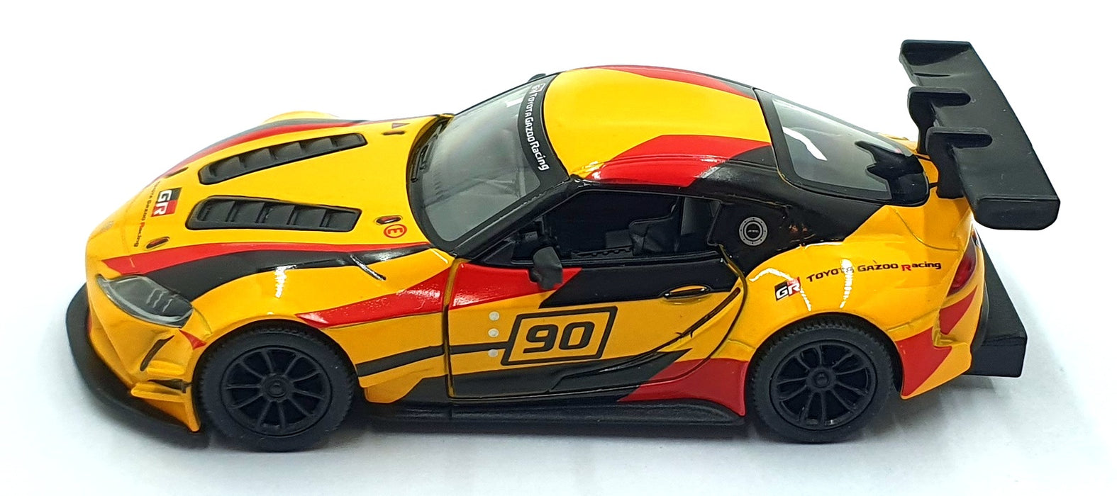 Kinsmart 1/36 Scale Pull Back & Go TY6951 Toyota GR Supra Racing Concept Yellow