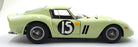 Kyosho 1/18 Scale KS08438C - Ferrari 250GTO #15 Goodwood 1962 - Light Green