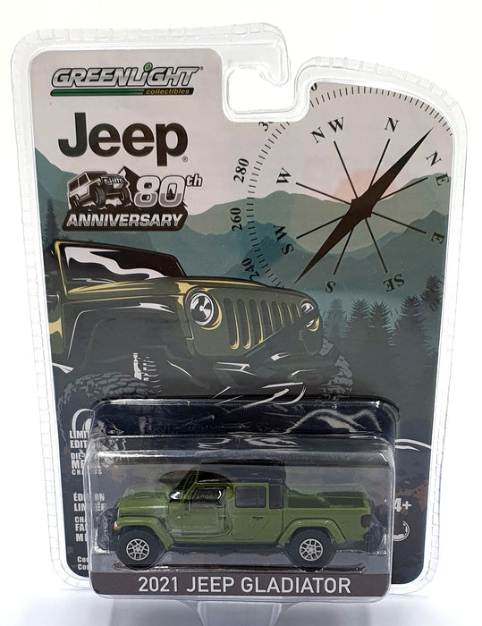 Greenlight 1/64 Scale 28080-F - 2021 Jeep Gladiator 80th Anniversary