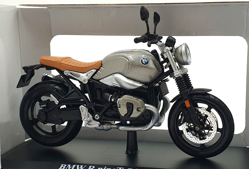 Maisto 1/12 Scale 32701 - BMW R NineT Scrambler - Silver
