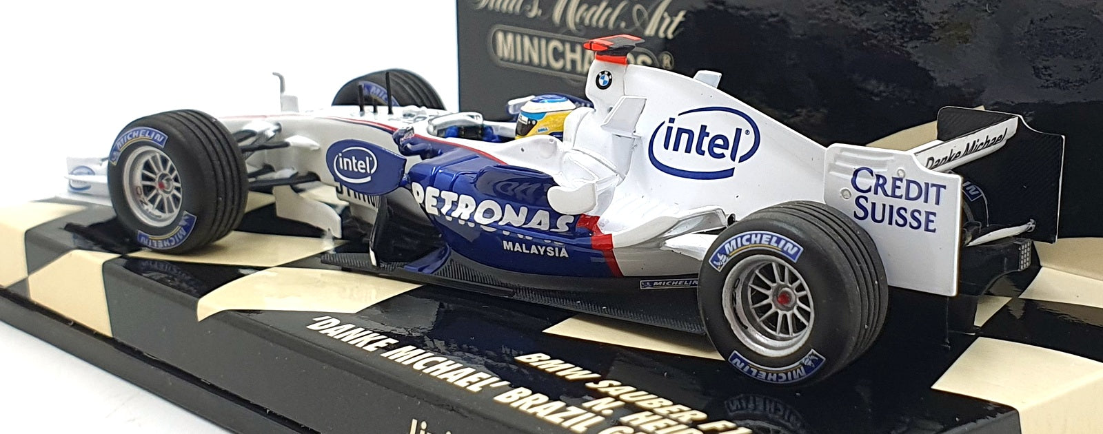 Minichamps 1/43 Scale 400 060316 - F1 BMW Sauber F1.06 #16 Brazil GP 2006