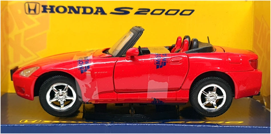 S2000 Scale Motor Max 1/24 Scale Diecast 73200 - Honda S2000 - Red — R.M.Toys Ltd