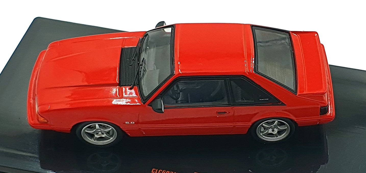 Ixo 1/43 Scale Diecast CLC603N.22 - 1992 Ford Mustang LX 5.0 Coupe - Red