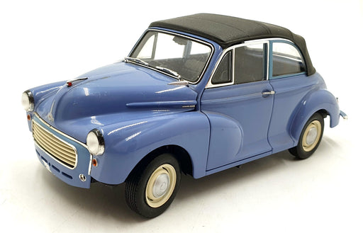 Minichamps 1/18 Scale Diecast DC23426C - Morris Minor Saloon Convertible Blue