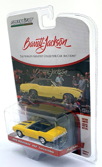 Greenlight 1/64 Scale 37220-C - 1970 Oldsmobile 442 Convertible - Yellow