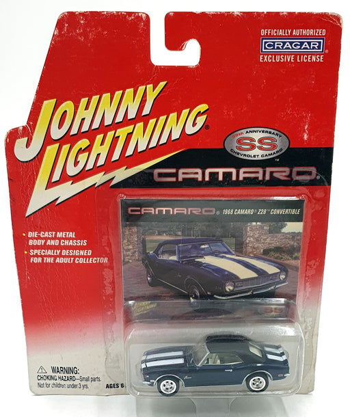 Johnny Lightning 1/64 427-04 - 1968 Chevrolet Camaro Z28 Convertible Dark Blue