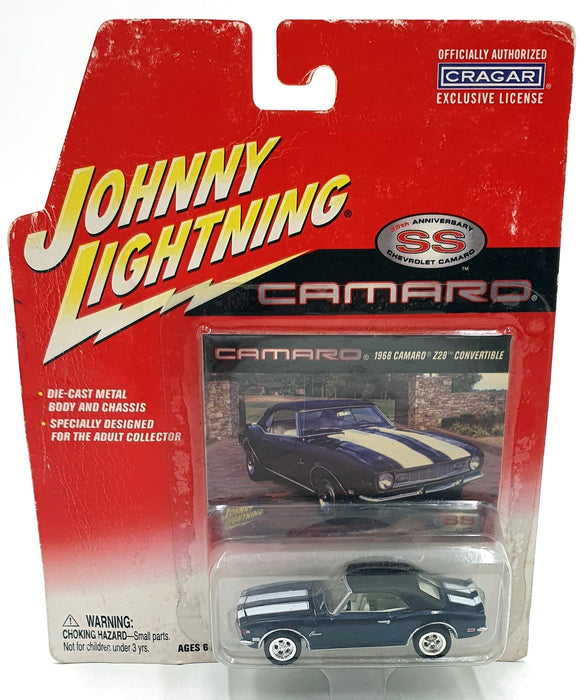 Johnny Lightning 1/64 427-04 - 1968 Chevrolet Camaro Z28 Convertible Dark Blue