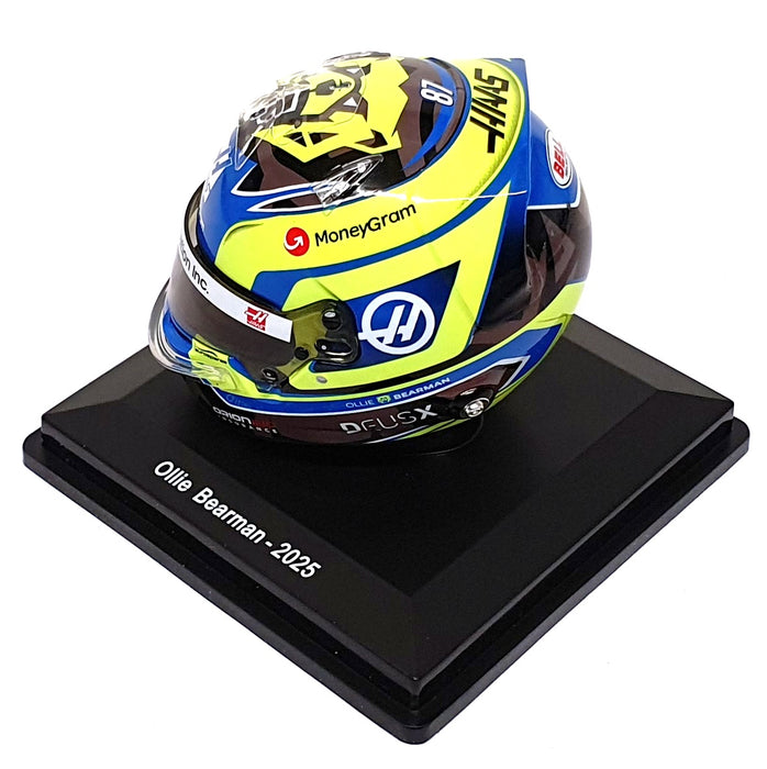 Spark 1/5 Scale 5HF183 - Helmet Ollie Bearman MoneyGram Haas F1 Team 2025