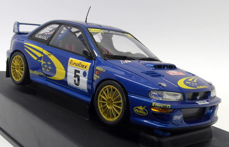 Autoart 1/18 Scale Diecast - 89992 Subaru Impreza WRC Monte Carlo Rally Burns Reid #5