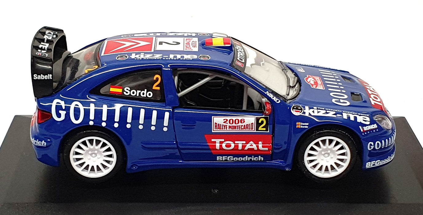 Burago 1/32 Scale NB8T984 - Citroen Xsara WRC #2 Monte Carlo Rally 2006 Sordo