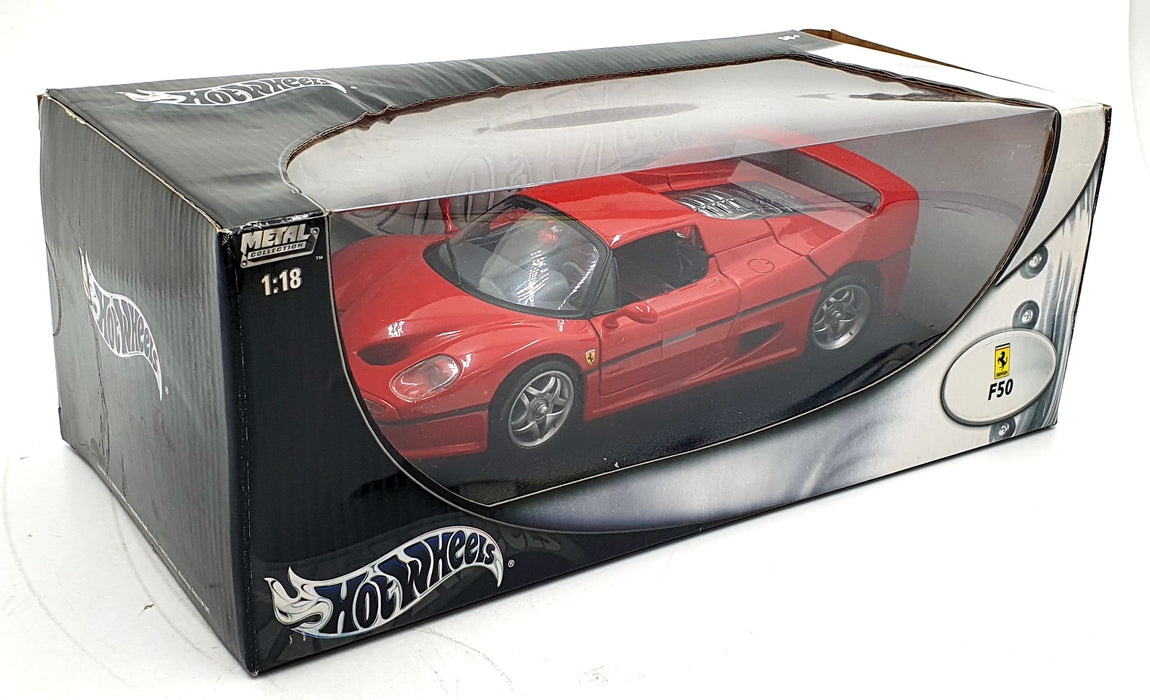 Hot Wheels 1/18 scale Diecast 50430 - Ferrari F50 - Rosso Red
