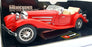 Burago 1/18 scale Diecast 3020 - Mercedes Benz 500K Roadster 1936 - Red