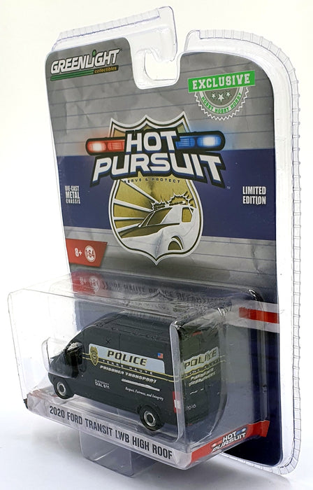 Greenlight 1/64 Scale 30212 - 2020 Ford Transit LWB High Roof Van - Police