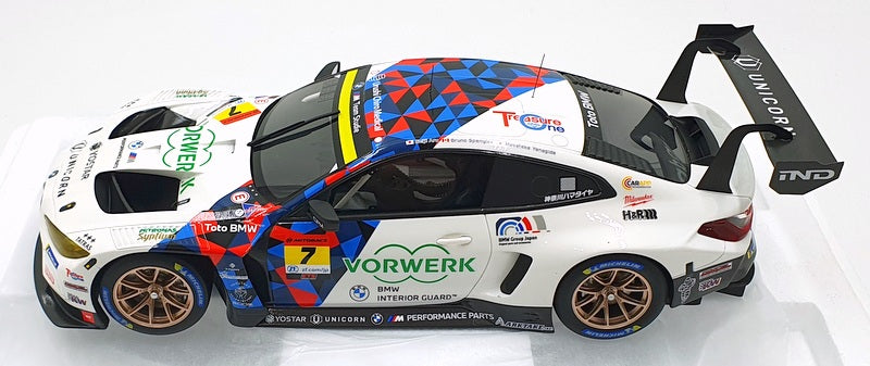 Top Speed 1/18 Scale TS0518 - BMW M4 GT3 #7 2023 Super GT CRS