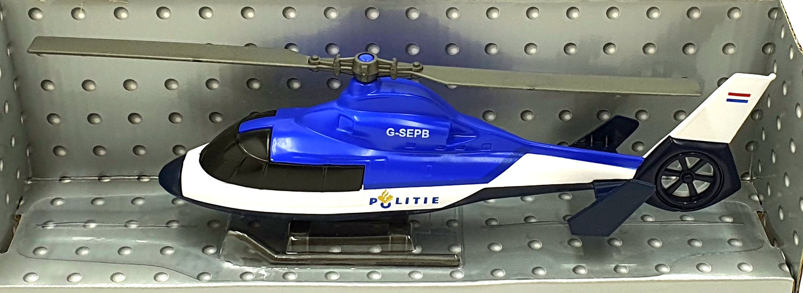 Cararama 1/43 Scale 001043B - Politie Helicopter - Blue