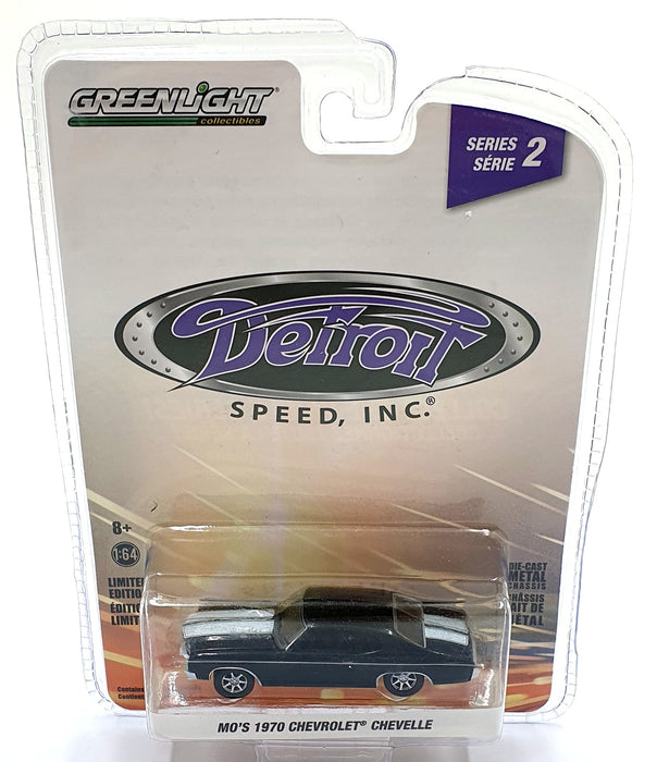 Greenlight 1/64 Scale 39070-D - 1970 Chevrolet Chevelle Mo's - Black Red