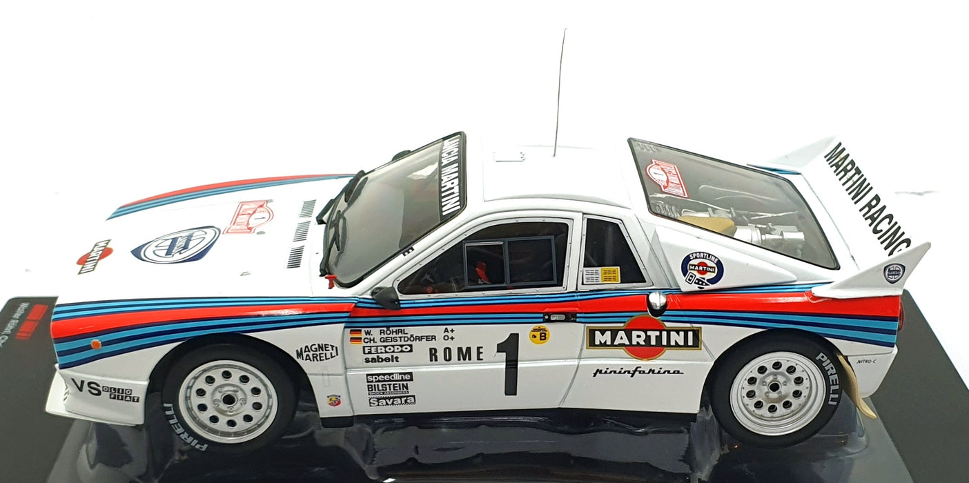 Werk83 1/18 Scale W1805901 Lancia 037 Team #1 Martini 1st Monte Carlo 1983