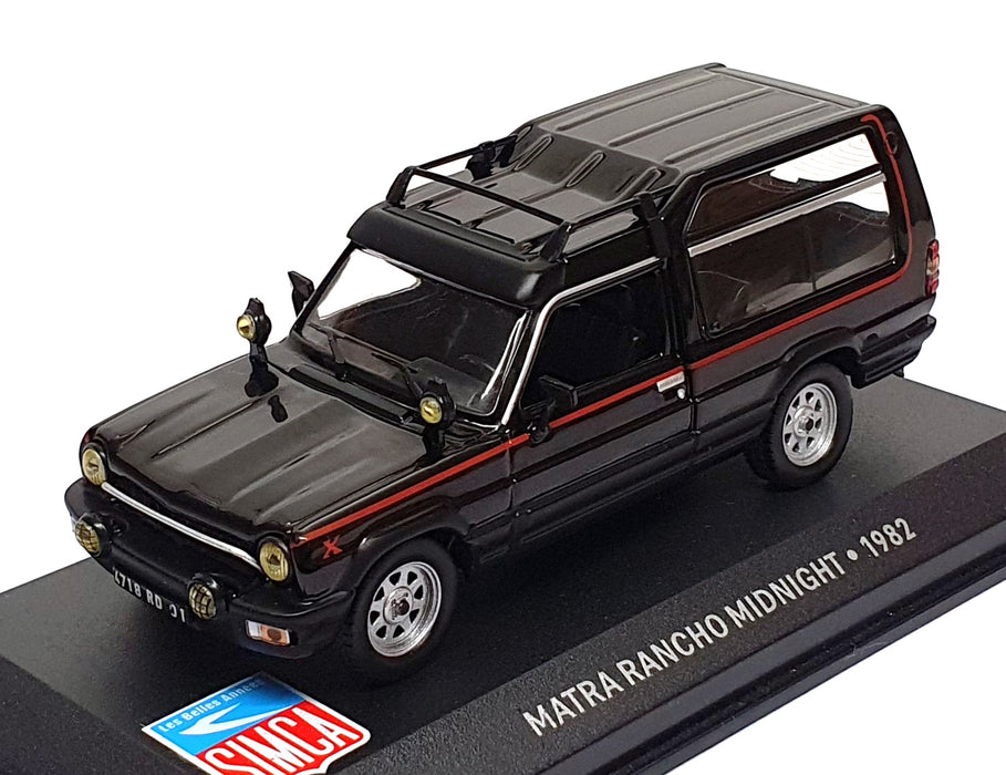 Altaya 1/43 Scale MR4718 - 1982 Matra Rancho Midnight - Black