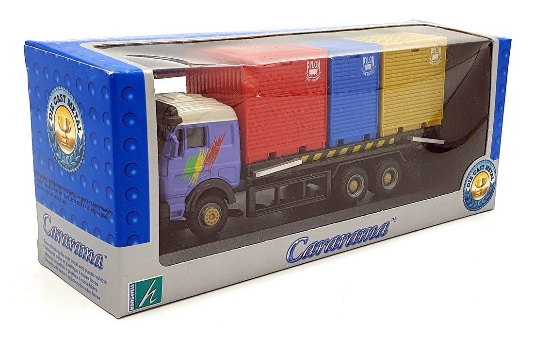 Cararama 1/60 Scale 100005C - Mercedes-Benz Construction Truck with Containers