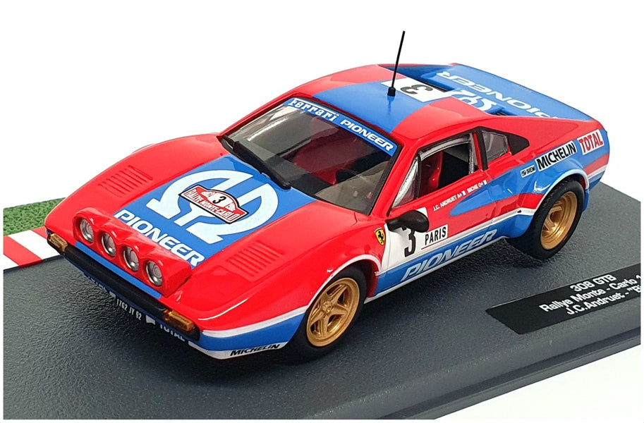 Altaya 1/43 - Ferrari 308 GTB - Rallye Vesco Navarro 1984 - Miniature Occasion