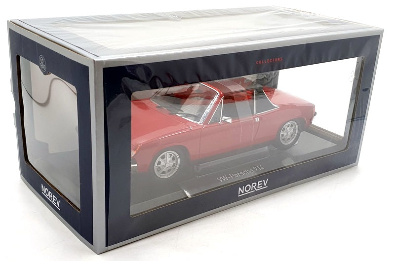 Norev 1/18 Scale Diecast 187690 - VW Porsche 914 1.7 1972 - Red