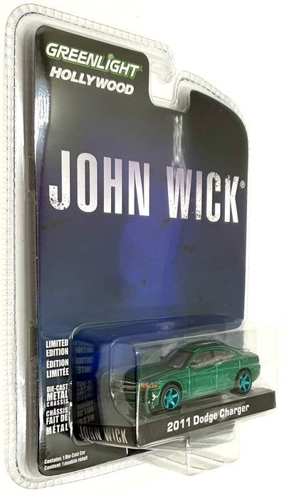 Greenlight 1/64 Scale 44790-E - 2011 Dodge Charger John Wick - Chase