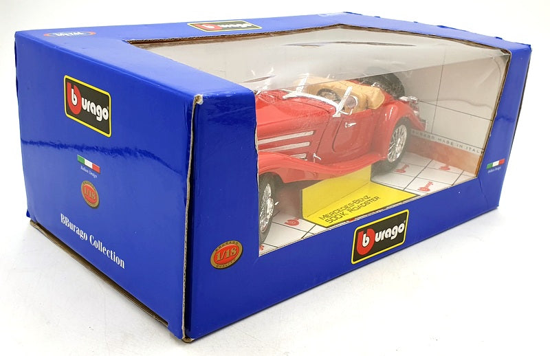 Burago 1/18 scale Diecast 3020 - Mercedes Benz 500K Roadster 1936 Red