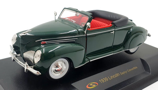 Signature Models 1/32 Scale 32333 - 1939 Lincoln Zephyr Convertible - Green