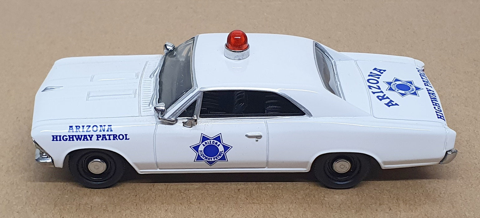 Matchbox 1/43 Scale DYM96659 '66 Chevrolet Chevelle Arizona H/Way Patrol - White