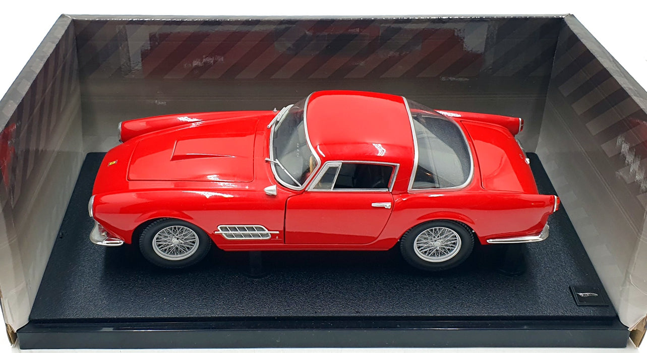 Hot Wheels 1/18 Scale T6244 - 1956 Ferrari 410 Super America - Met Red