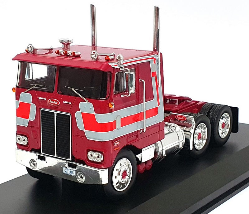 Ixo Models 1/43 Scale TR024 - 1979 Peterbilt Pacemaker Truck - Red/Grey
