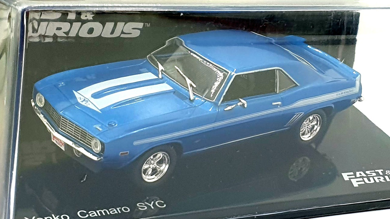 DeAgostini 1/43 Scale F220CMC009 - Fast and Furious Yenko Camaro SYC - Met. Blue