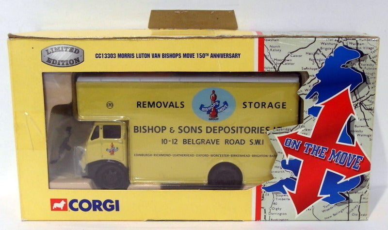 Corgi 1/50 Scale Diecast CC13303 - Morris Luton Van - Bishop & Sons