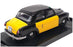 Brumm 1/43 Scale R216B - 1956 Seat 1400B Taxi (Barcelona) - Black/Yellow