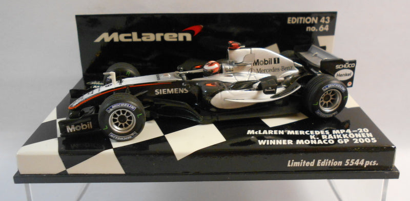 Minichamps F1 1/43 Scale - 530054319 McLAREN MERCEDES K.RAIKKONEN