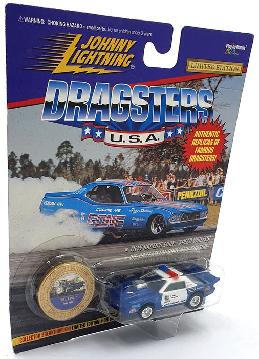 Johnny Lightning 1/64 Scale 320-100 Dragsters USA 1992 L.A.P.D. - Tony Foti