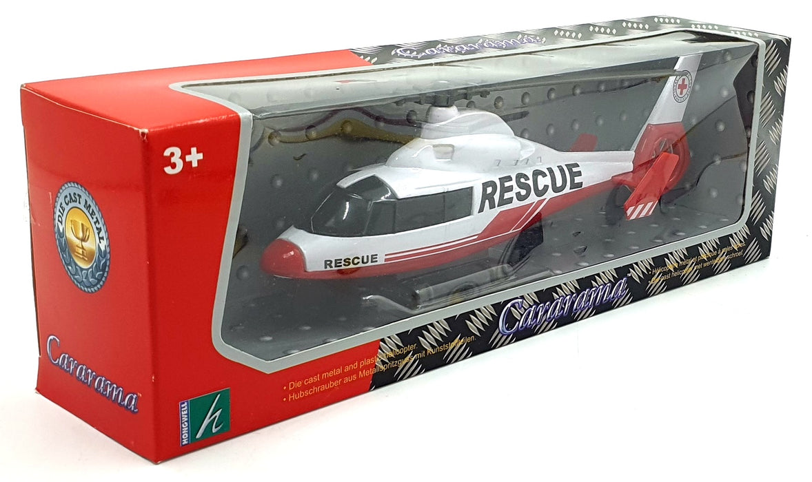 Cararama 1/43 Scale 716202 - Rescue Helicopter - Red/White