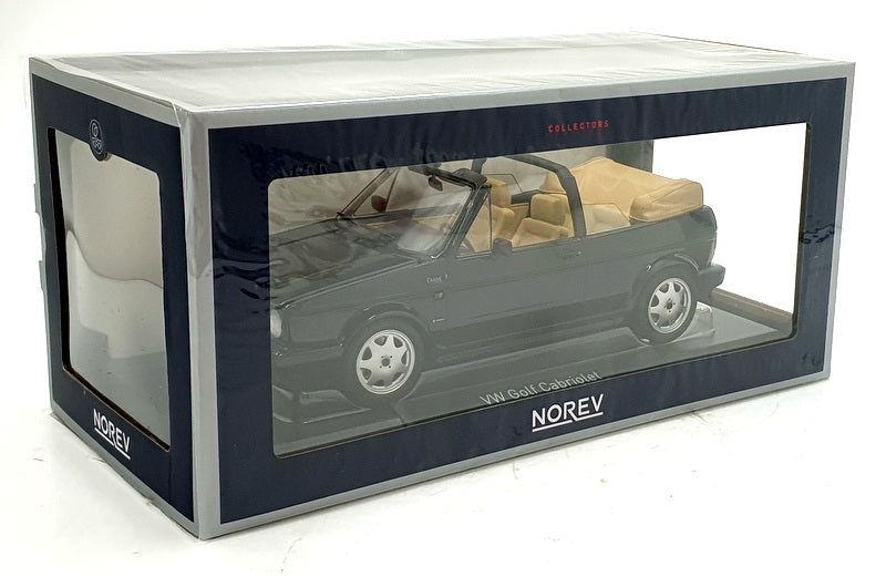 Norev 1/18 Scale Diecast 188568 - 1992 Volkswagen Golf Cabriolet - Black