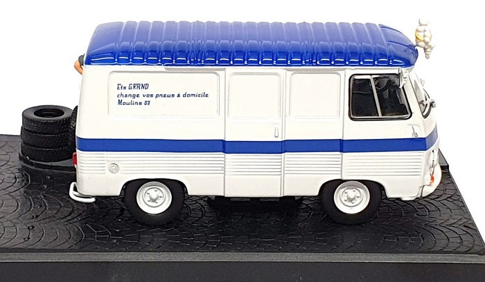 Altaya La Route Bleue 1/43 Scale DIR104 - Peugeot J7 Van Diorama - White/Blue