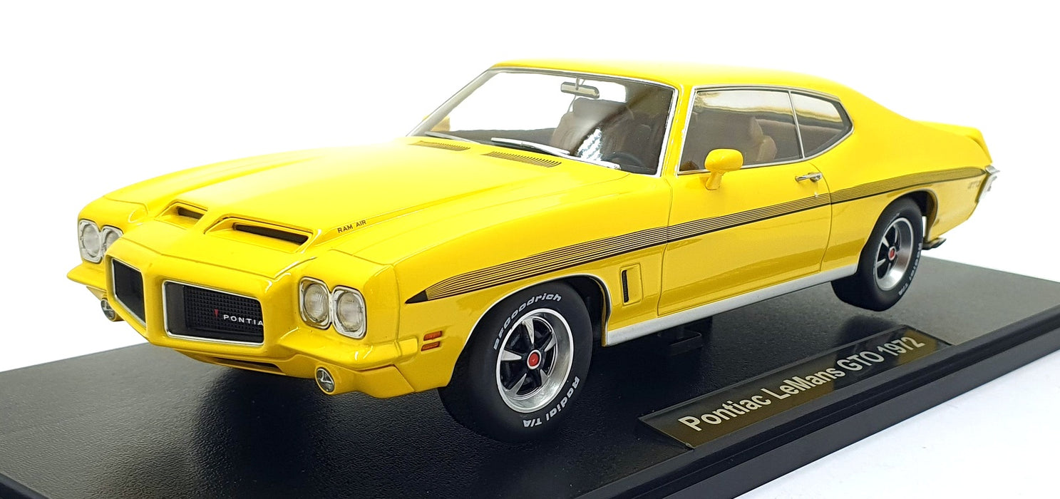 KK Scale 1/18 Scale Diecast KKDC181354 - 1972 Pontiac Le Mans GTO - Yellow