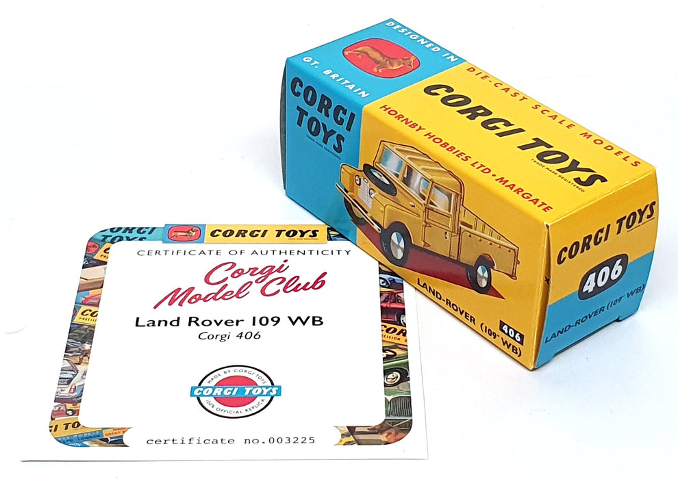 Corgi Toys 406 Reissue CD54321056 - Land Rover (109" WB) Yellow/Black