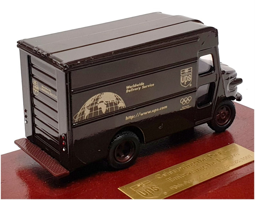 Hermann 19cm Long Diecast 001721 - UPS 90th Anniversary Delivery Van - Brown